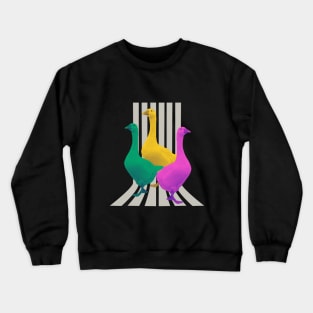 Pop colour geese Crewneck Sweatshirt